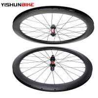 YISHUNBIKE durable road bicycle T800 Swiss 240S hub disc brake 55mm tubeless gravel offset comfortable stiff carbon wheel