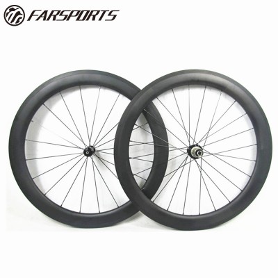 36 ratchets DT 240S hub + Sapim cx-ray spokes 60mm x 23mm carbon fiber wheels 700c bicycle wheelset factory prices