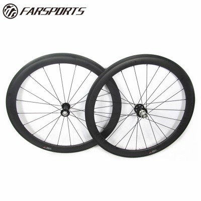 Hotselling U shape 25mm wide carbon clincher wheelset for road bicycle 38mm 50mm mixed racing rims high temp durable brake track