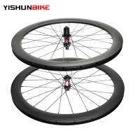 YISHUNBIKE 700c road/gravel/endurance disc brake 240S hub 33/38/44/50/55mm profiles tubeless T800 carbon bicycle wheel 240D-55C